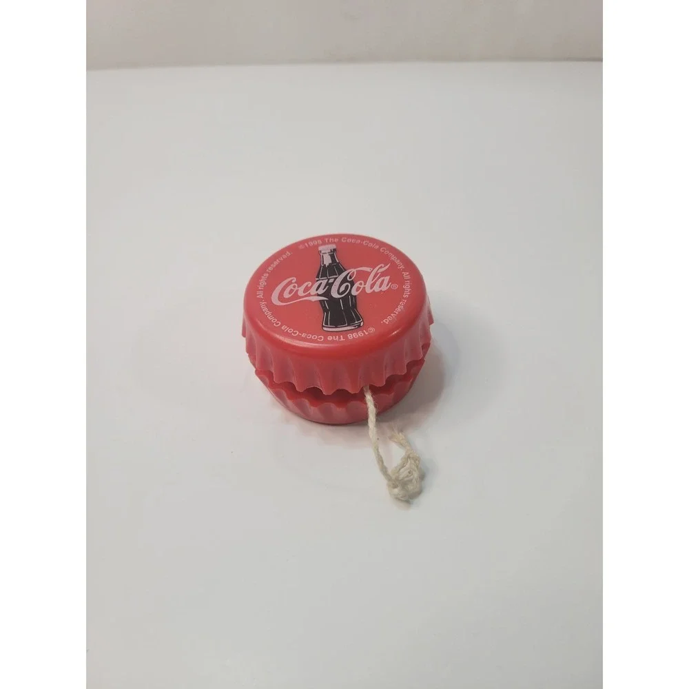 1998‎ Coca Cola Yo Yo Bottle Cap Collectible Toy Red